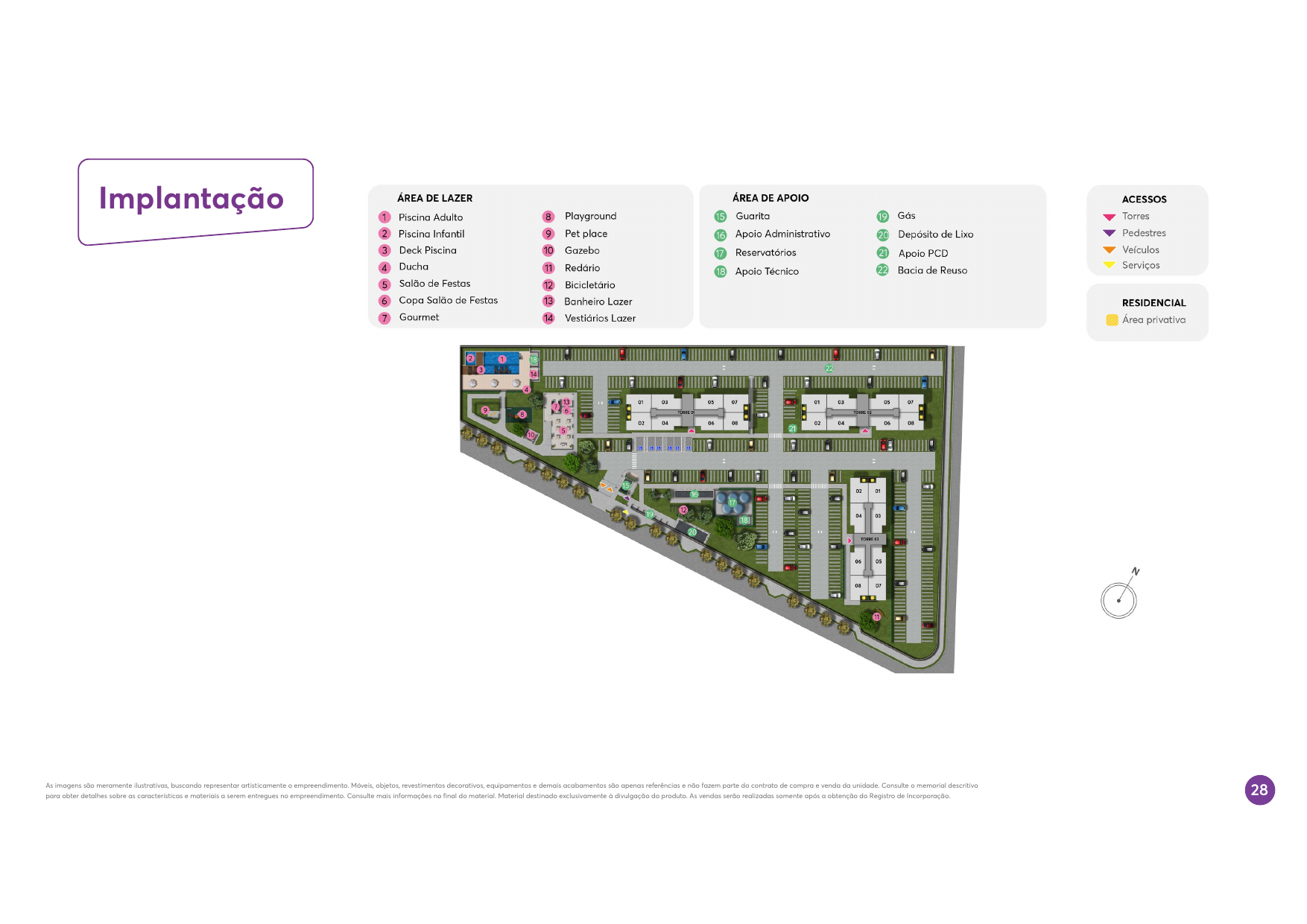Implantação do Residencial La Roche