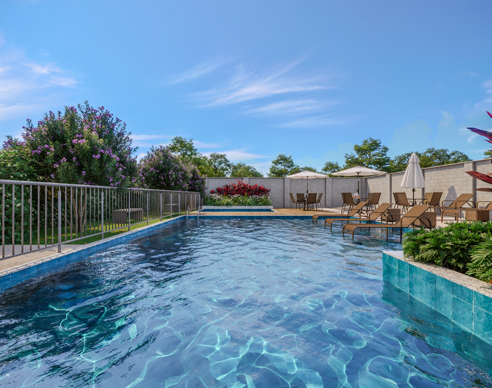 Piscina do Residencial Linz