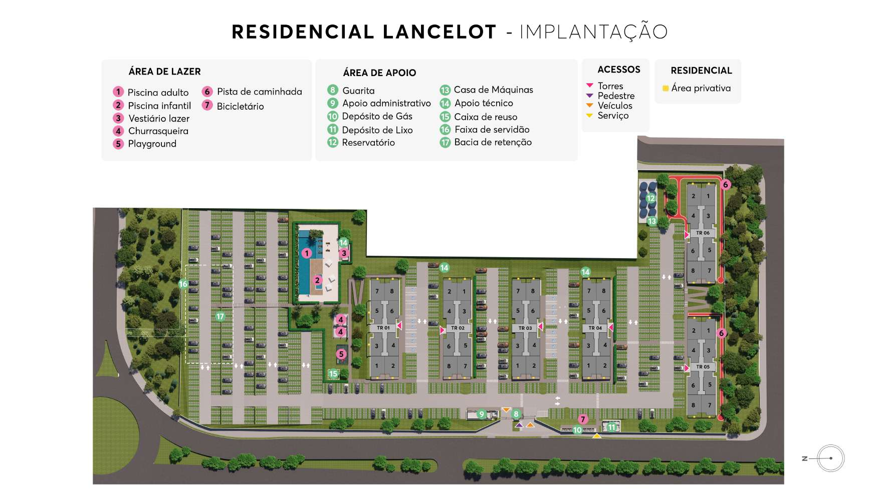 Implantação do Residencial Lancelot