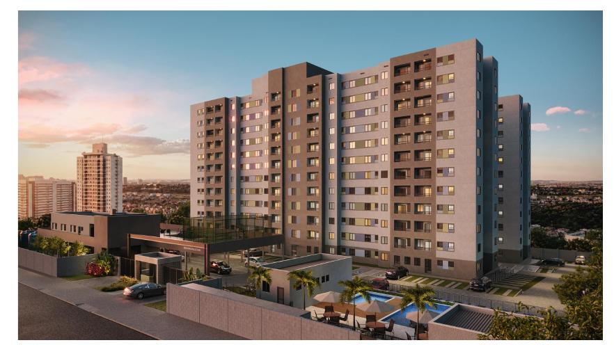 Fachada do Residencial Le Ciel MRV em Londrina